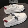 Zapatillas Blancas de Piel Genuina para Mujer, Nuevos Zapatos de Otoño 2026, Suela Suave, Zapatos Deportivos Casuales Cómodos