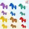 Nuevo Parche de Tela Bordado de Dibujos Animados Serie de Ponis para Computadora Accesorios Decorativos DIY para Ropa Bolsas Accesorios