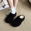 Pantuflas de algodón Baotou, estilo nuevo, diseño sin cordones, mullidas, lana de cordero, 2026, cálidas y con forro de felpa, estilo coreano, para otoño e invierno