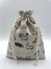 Bolsas de Algodón con Cordón Floral Personalizadas para Guardar Artículos, Soporte para Impresión de Logo, Venta al por Mayor a Partir de un Paquete, Bolsita de Incienso Repelente de Mosquitos de Regalo
