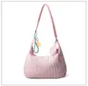 Bolsa Feminina de Ombro Único Estilo Coreano 2025 Nova Grande Capacidade Moda Versátil para o Dia a Dia Bolsa Transversal Bolsa para Estudante Universitário Bolsa de Braço