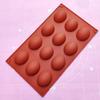 Exclusivamente transfronterizo para molde de pastel de huevo de grano tridimensional de 12 líneas, molde de pastel de silicona DIY, molde para hornear en casa