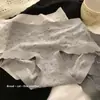Calzones de Algodón Canalé Sin Costuras Clase A para Mujer, Refuerzo Antibacteriano Extendido de Algodón Puro, Calzones Florales de Algodón Puro para Mujer