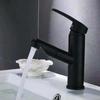 Torneira de furo único Lavatório Torneira do banheiro Torneira doméstica à prova de respingos de aço inoxidável Água fria e quente Uso duplo Amazon