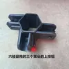 Accesorios para Carpas de Paraguas de Cuatro Patas para Puestos, Actividades de Exhibición Plegables Retráctiles, Sombrilla, Columna de Pata con Botón de Mármol Metabo
