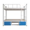 Beliches superior e inferior com armário de sapatos dormitório cama de intervalo almoço dormitório de estudantes escolares beliches superior e inferior cama de ferro sem som anormal cama de ferro de camada dupla