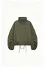Fabricante transfronterizo de ropa para mujer al por mayor 2026 otoño nuevo chaqueta casual holgada de manga larga con cuello alto decorada con botones