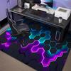 Alfombra para Sala de E-Sports, Piso para Silla Giratoria de Computadora, Alfombrilla Protectora y Aislante de Sonido para Piso, Resistente a Manchas y Fácil de Mantener, Alfombrilla Antideslizante para Recámara Fresca