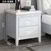Mesita de noche para dormitorio, madera maciza, estilo chino, con cerradura, diseño simple y moderno, entregada en un punto de recogida designado, adecuada para la sala de estar