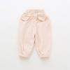 Pantalones de otoño para niños al por mayor pantalones casuales sueltos para niños pantalones Harlan pantalones de lino y algodón para niñas marea