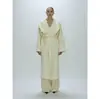 Sumeihui 2026 Otoño e Invierno Nuevo Nórdico Vkc Cinturón Abrigo Largo Holgado Abrigo de Lana Doble Cara para Mujer