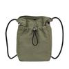 Estilo Mínimo Telefone Móvel Bolsa Feminina Estilo Japonês e Coreano Leve Cordão Lona Pequena Bolsa All-match Mini Ombro Crossbody Bolsa de Moedas