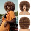 Explosão de cabelo AFRO transfronteiriça Peruca de cabeça Afro Africana Cor de performance Fãs Bola Engraçado Engraçado Vestido