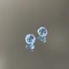 Zirconia de corte de 6 mm piedra suelta, piedra suelta de corte tarot, brillante, se puede usar para pendientes y ear cuffs de bricolaje, Circonita Cúbica