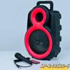 Explosões Transfronteiriças Caixa de Som Portátil RGB de 8 polegadas Áudio para Casa ao Ar Livre Volume Alto Subwoofer para Dança Quadrada Alto-falante Sem Fio