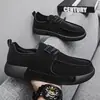 Zapatos Nuevos para Hombre de Primavera y Otoño, Ligeros, Versátiles, Transpirables, Zapatos Pequeños de Cuero, Zapatos Casuales Antideslizantes, Estilo Coreano, Slip-Ons Sencillos Slip-On
