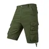 Pantalones cortos de algodón puro finos de alta gama para hombre, modelo nuevo 2026, rectos de pierna ancha, ligeros, de negocios, hasta la rodilla