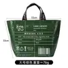 Bolsa de Proteção Ambiental Portátil Bolsa de Compras de Supermercado Bolsa de Compras Dobrável Bolsa de Mão de Grande Capacidade Bolsa de Nylon Impermeável Logo Imprimível