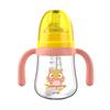 Chupeta One-Bite para Bebê 210/270ml com Alça 0-12 Meses Série Barriga de Grávida Garrafa de PP com Canudo