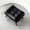 Taburete Sofá de Lujo para la Sala de Estar, Taburete Pequeño de Lujo Ligero, Taburete de Madera Maciza, Taburete Bajo, Taburete Pequeño para el Hogar, Taburete Otomano, Taburete para Cambiar Zapatos