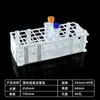 Suporte para tubos de ensaio de aço inoxidável para laboratório, plástico, suporte para tubos de centrífuga de liga de alumínio, suporte para tubos de ensaio com orifício redondo de 30/40 orifícios