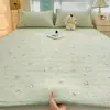 2026 Novo Topper de Colchão de Gaze Dupla Leite Veludo Nuvem Acolchoado Lençol de Cama Colchão Macio - Modelo Outono e Inverno - Link
