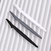 Cuchillo para cejas con mango recto, portátil, para mujer, de malla, raspador de cejas, herramienta de maquillaje de belleza.