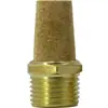 Válvula Solenoide Neumática Silenciador de Escape de Cobre Bsl-01/02/03/04 Puntos Silenciador Slm Cabeza Plana Larga Plástico