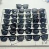 Lentes de sol polarizados antirradiación para miopía para hombre y mujer, lentes de sol lisos de montura grande, bisagra metálica de placa, gafas TR
