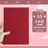 Caderno de Pele de Ovelha Espessa A5 para Negócios, Escritório, Estudantes e Preparação para Exames; Caderno Macio de Couro B5 de Alta Aparência