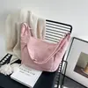 Bolsa de Hojaldre Casual Nueva Primavera 2025 Estilo Japonés Gran Capacidad Bolso de Hombro Cruzado para Mujer Bolsa para Clase y Viaje