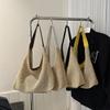 Bolso informal de playa de verano popular tejido para madre e hijo 2024, bolso de paja de playa de viaje con un solo hombro estilo occidental de moda para la playa