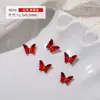 Joyería para Uñas Celebridad de Internet Mariposa de Cristal Diamante Exquisita Aurora Fantasía Destello Mariposa Estereoscópica Diamante Lujo Accesible Accesorios para Uñas