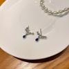 Pendientes de aguja de plata 925, oferta en el mercado nocturno, moda de Corea del Sur, nuevos y elegantes, joyas de moda para las orejas de celebridades de Internet al por mayor.