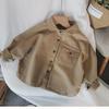 Camisa de Algodón Puro Estilo Japonés para Niños Febrero-Agosto 2026 Tallas Pequeña y Mediana para Niños Holgada de Algodón Verano Manga Larga Ligera Moderna Atractiva Chaqueta