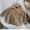 Camisa de Algodón Puro para Niños Estilo Japonés Nuevo 2026 Tallas Mediana y Pequeña para Niños Holgada de Algodón para Todo el Verano Manga Larga Ligera Chaqueta Moderna de Moda