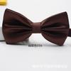 Atacado do Fabricante Gravatas Borboleta Formais Masculinas de Alta Qualidade Jacquard Moda Britânica Casamento Noivo Gravatas Borboleta de Camada Dupla