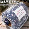 Caseta para Perros Casa para Mascotas de Exterior Cálida de Invierno Tienda Impermeable de Invierno Casa Cerrada para Perros Callejeros Exterior