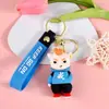 Figuritas de llavero de goma blanda de anime de dibujos animados, colgantes para mochila, accesorios para bolsos, pequeños adornos, al por mayor en stock para tiendas