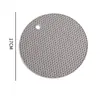 Mantel Individual para Cocina Casera Redondo de Silicona Esterilla Aislante Térmico Mesa de Comedor Simple Anti-Quemaduras Resistente a Altas Temperaturas Panal Esterilla para Ollas Esterilla para Tazones Posavasos