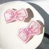 Directo de fábrica lindo corazón de niña lazo pinza de pico de pato pinza para flequillo Joker Accesorios para el cabello japoneses y coreanos al por mayor
