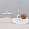 F081 - Frasco de Perfume com Borrifador de 50ml Frasco de Perfume de Vidro Borrifador Frasco Vazio Frasco de Loção Névoa Fina