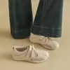 2026 Correa de Velcro Superficie de la Piel del Pie Zapatos Deportivos Antideslizantes Primavera Otoño No Cansan Resistentes al Desgaste Zapatos Casuales Mujer Budex Estilo de Entrenamiento