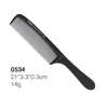 Peine Tony de Fibra de Carbono Negra para Cortar el Cabello con Mango Peine Negro Antiestático para el Cabello Mango de Peine para Cortar el Cabello Peine para el Cabello