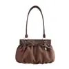 Bolsa de Hombro Plegada de Estilo Coreano de Nicho Chic Simple para Mujer 2026 Otoño Nueva Bolsa de Axila de Personalidad a la Moda para Mujer