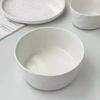 Productos Dachang Estilo Nórdico Ins Lujo Ligero Patrón de Roca Cerámica Sombrero de Paja Estilo Occidental Tazón para Sopa Verduras Arroz