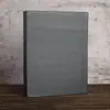 Fichário de argolas capa dura em couro A4 em estoque livro de armazenamento de tecido com 3 furos amostras de cores amostras de tecido em branco