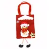 Decoraciones navideñas lino nubes muñeco tridimensional bolso de mano regalo de graduación de jardín de infantes bolso de mano navideño