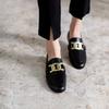 Zapatos de Mujer de Talla Grande Yingmeier Talla 40-43 Primavera 2023 Retro Francés Mary Jane Planos de Boca Baja Zapatos Individuales Zapatos de Mujer