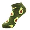 Calcetines Cortos para Hombre, Estilo Delgado de Primavera y Verano, Calcetines Divertidos de Frutas para Exportación Transfronteriza, Calcetines de Algodón Transpirables de Moda Europea y Americana